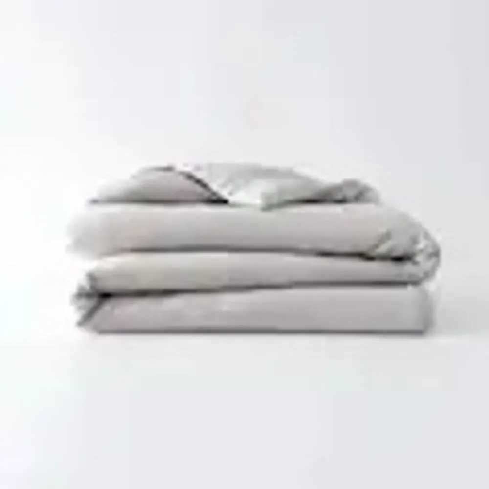 Baloo Living - French Linen Duvet Cover Dove Gray Luxury Bedding Queen Flax